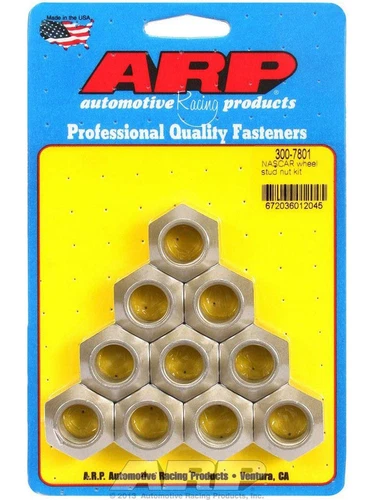 ARP Nascar Speed Wheel Nut 5/8-18 Thread Size 10 Pack (300-7801) - Picture 1 of 12