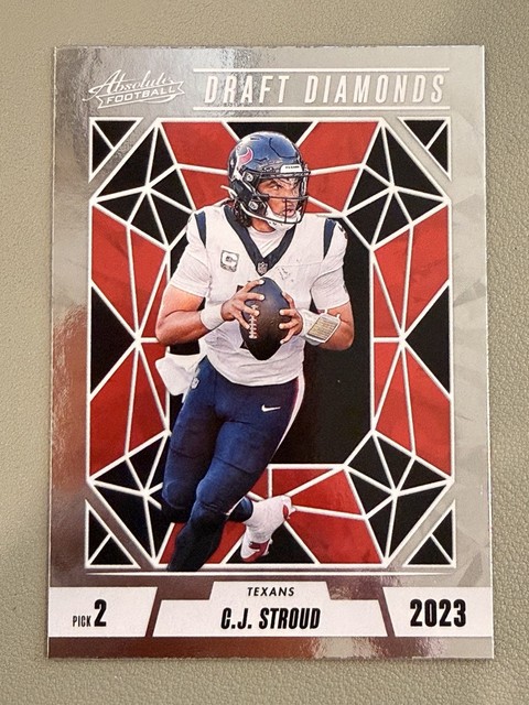 C.J. Stroud 2024 Panini Absolute #DD-CSD Draft Diamonds Houston Texans