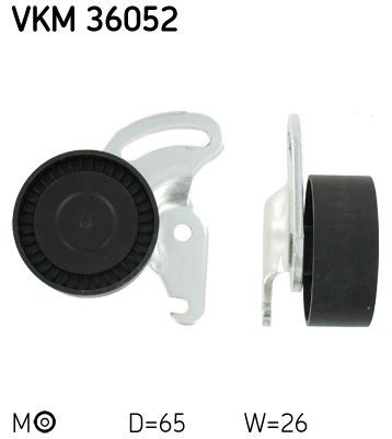 SKF Spannrolle, Keilrippenriemen VKM 36052 FüR Dacia Passend FüR Nissan-image