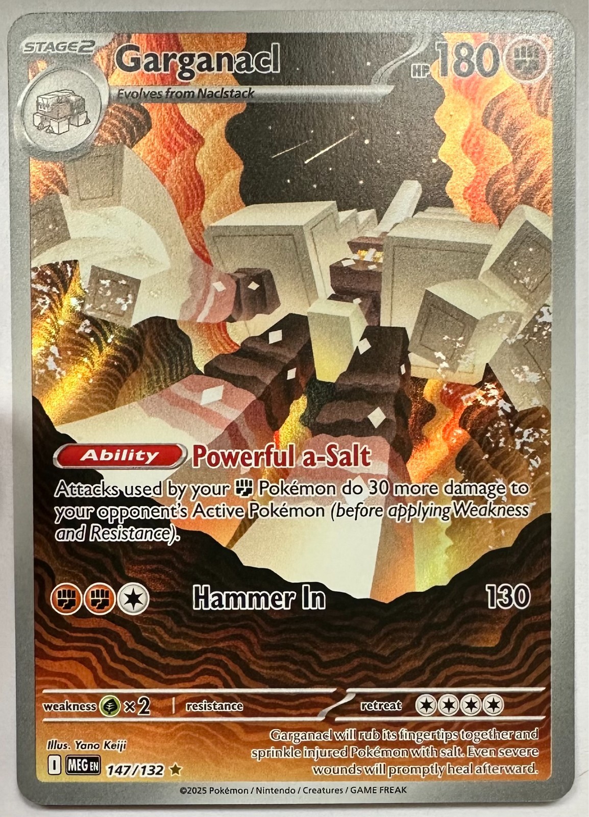 Pokémon TCG Pokémon Garganacl Garganacl Holo