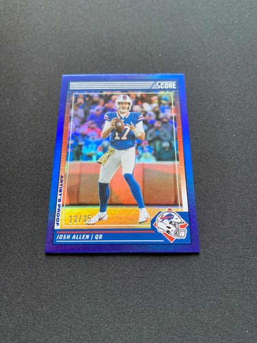 Josh Allen [Artists Proof] #28 2024 Panini Score card