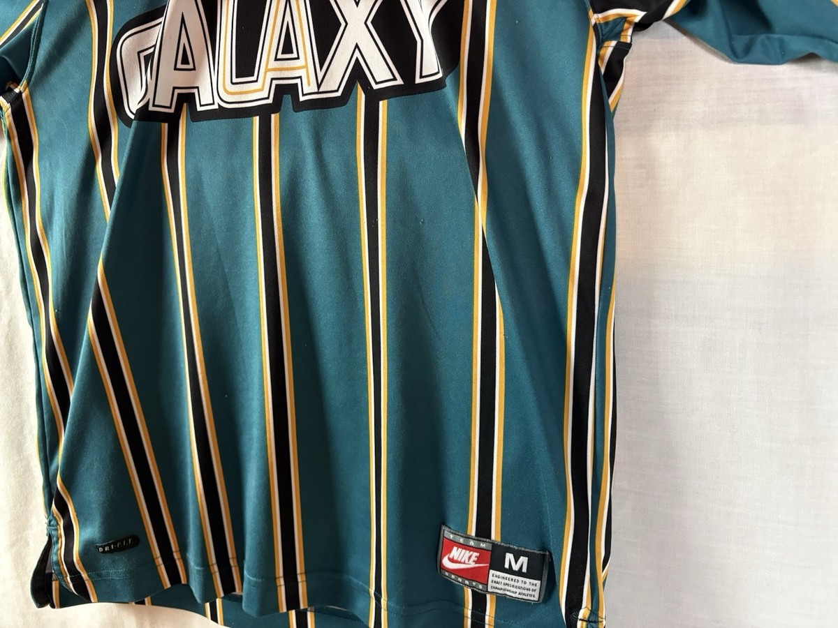 Rare Vintage 90s Nike MLS LA Los Angeles Galaxy Pinstripe Soccer