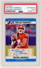 #ed /50 Trevor Lawrence 2021 Leaf Pro Set BLUE SP Rookie Auto Card #PA1 PSA/DNA
