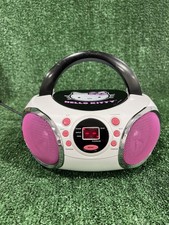Hello Kitty CD Player Boombox Radio Sanrio Wh...