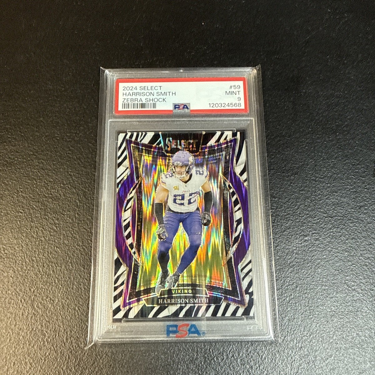 2024 Panini Select - Concourse Harrison Smith #59 Zebra Prizm for