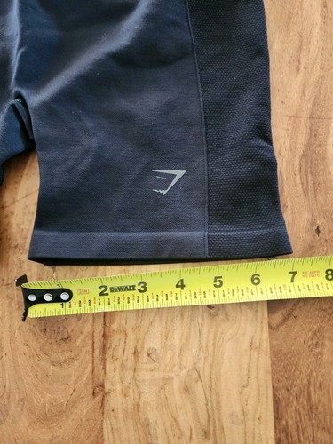 Gymshark Flex Shorts schwarz/anthrazitgrau Damen B1A4G Größe Small - Bild 9 von 11