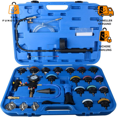 Kühlsystemtester 28-teilig Druckprüfgerät für Fahrzeugkühlung