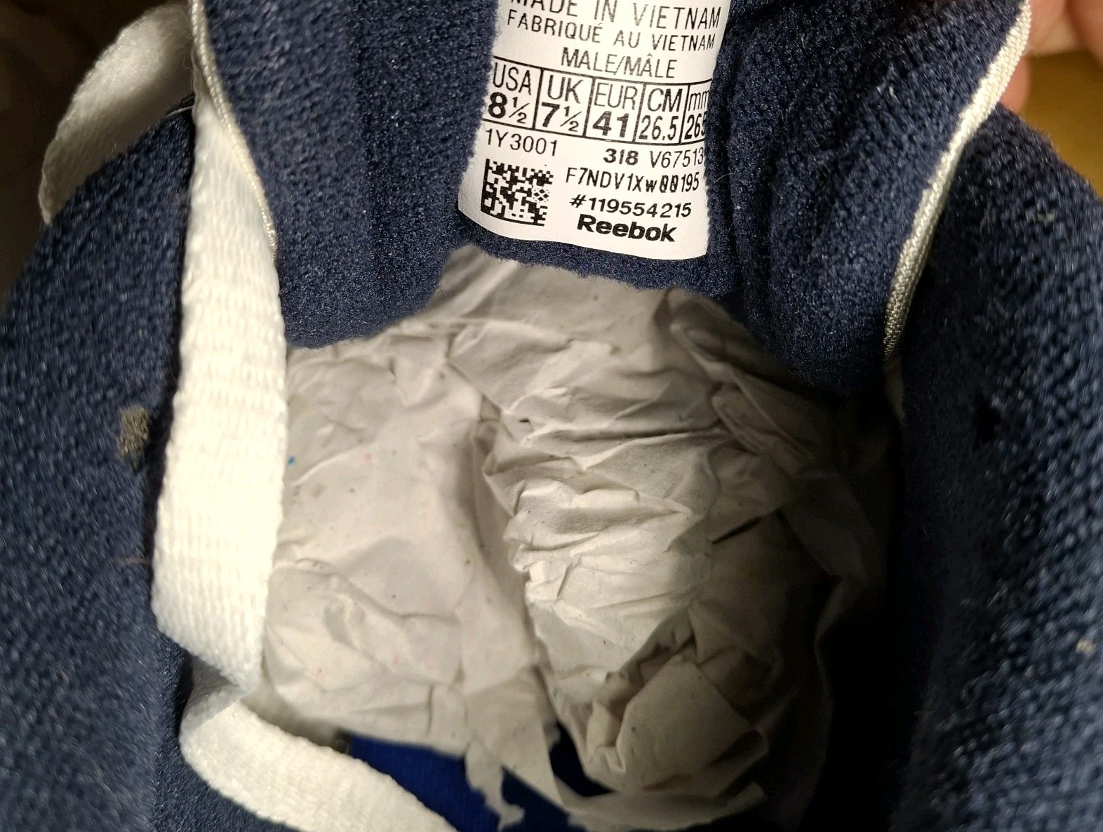 SAOLA Sneakers tennis REEBOK uomo Club MEMT bianche taglia USA 8 5 stile #V67513 NUOVISSIME