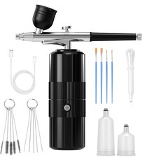 Airbrush Kit with Compressor Portable Airbrush Kit 48PSI Non-Clogging Air Brush
