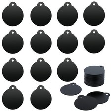 25 Pack Round Aluminum Blank Tags, Metal Stamping Blanks Engraving Blanks for...