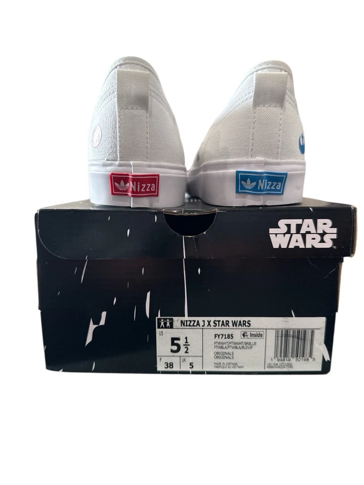 Adidas Shoes Nizza J X Star Wars Darth Vader/Leia - Men’s Size 5.5 US NEW IN BOX - Image 2 of 4