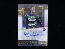 Geovany Quenda 2024-25 Topps Museum UEFA RC Rookie Auto Gold 2/50