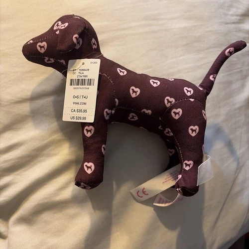 NWT Victoria's Secret PINK  Summer 2026  Purple Dog With Hearts  