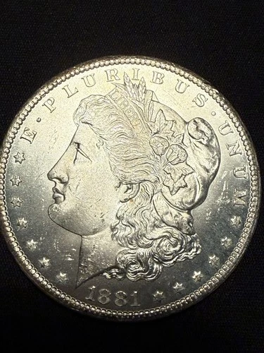 1881CC Morgan Silver Dollar Brilliant Uncirculated 90% Silver MS??