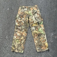 Vintage Wrangler Pro Gear Camo Men’s Cargo Hunting Outdoors Pants Size Large