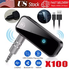 USB Wireless Bluetooth Transmitter Receiver for Car Music Audio Aux Adapter lot