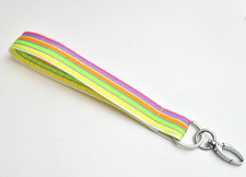 Designer Style Luxury Wristlet Keychain Hand Wrist Strap Lanyard Fob Keys New