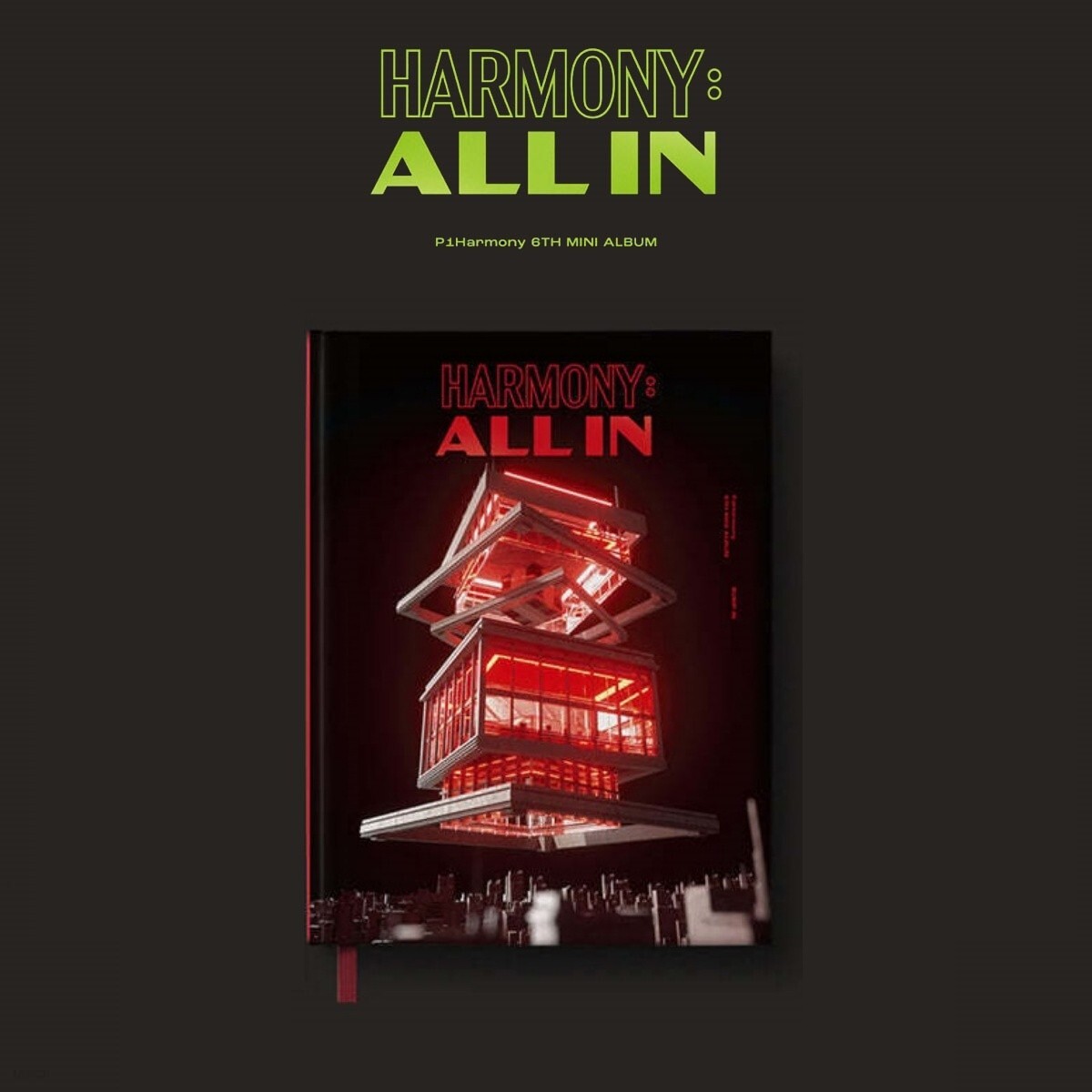 P1Harmony 6th Mini Album HARMONY : ALL IN BUMP IN CD+Book+P.Card+