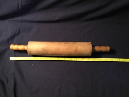 3 Lot of Vintage Wooden Rolling Pin Baking Kitchen Farm Country Wood Rustic Pins - Picture 12 of 17