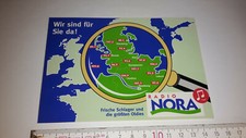 Vecchio adesivo RADIO NORA 