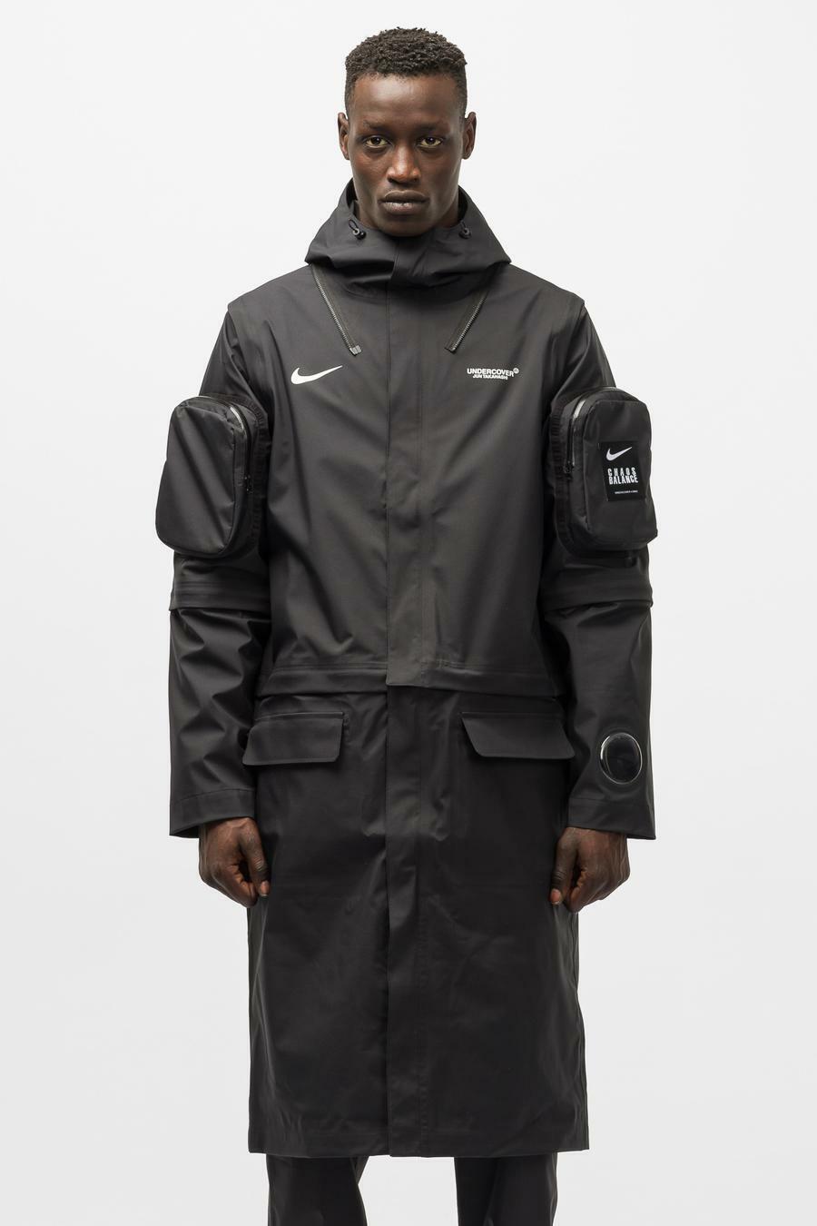 NIKE X UNDERCOVER MEN'S PARKA #CW8017-010 NIKELAB BLACK dunk Small ...