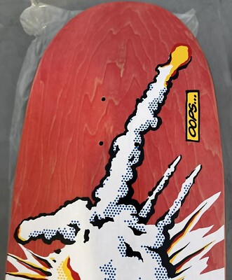 Natas Kaupas 101 Challenger Red Boom! Oops Skateboard Deck