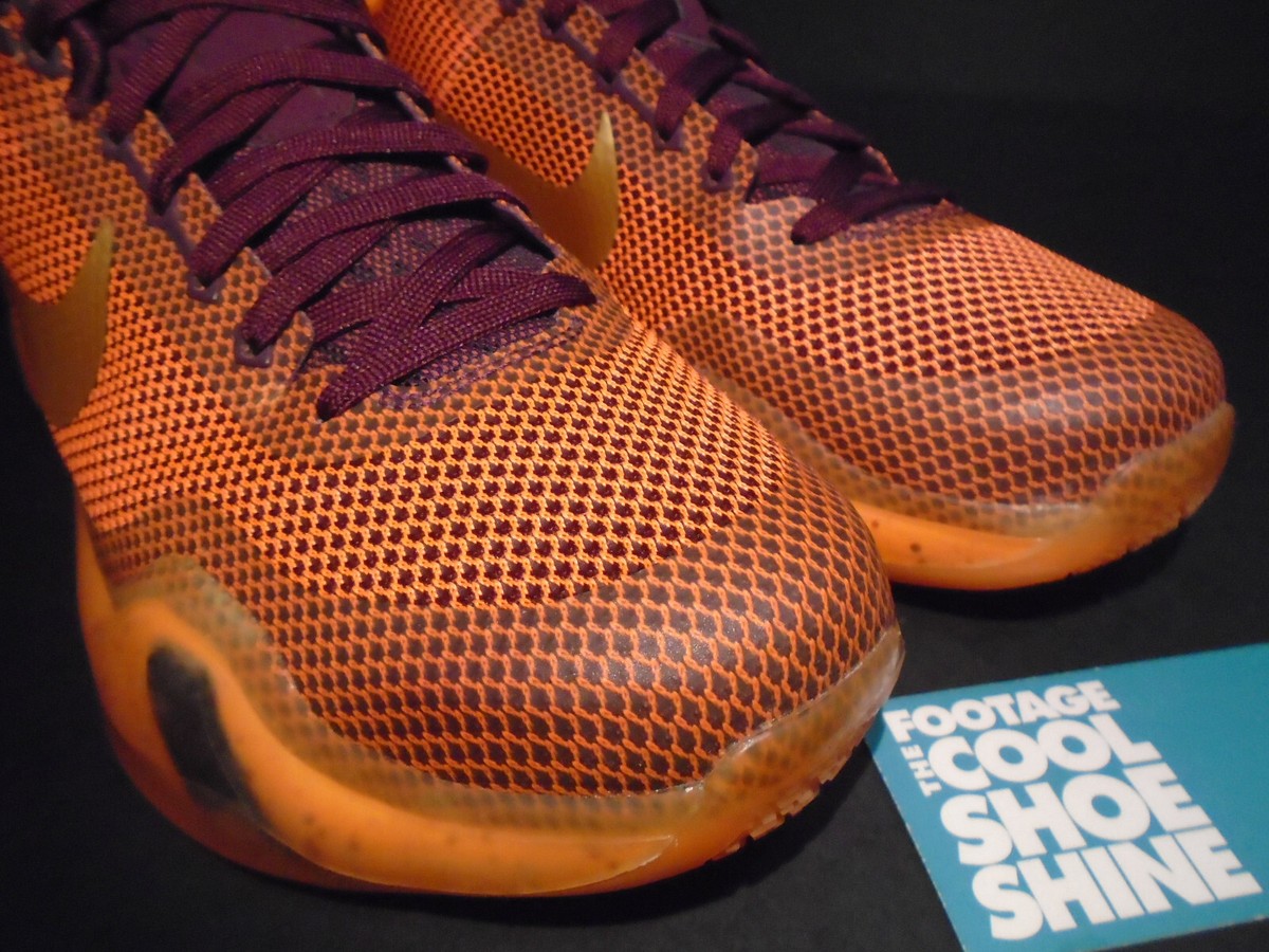 NIKE KOBE 10 Vinoカラー　27cm　中古 NIKE KOBE 10 USED SIZE 12 VINO POISON GREEN SEQUOIA VOLT 705317