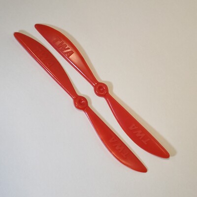 TWA Airlines Swizzle Stick Lot of 2 Red Propellers