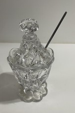 Moutardier en Verre Collection Deco Table Rétro Vintage Noël Cuisine