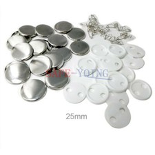100PC/Lot 37-75mm Blank Pin Button Parts Supplies for Badge DIY Making Machine