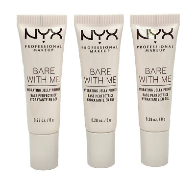 NYX Primer Professional Makeup Bare With Me Jelly Gripping Mini 0.28 oz (3 Pack)
