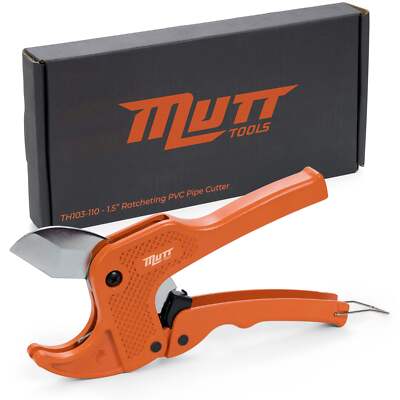 1.5  PVC Pipe Cutter   Heavy Duty Ratcheting PVC Cutter