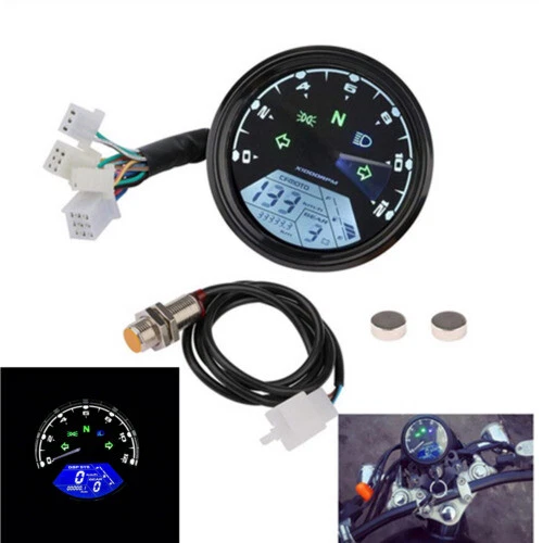 Speedometer Gauges Individual Gauges, with Classic Motorcycle Part