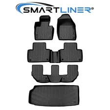 SMARTLINER Custom Fit Floor Mats 3 Rows Cargo Liner OEM TPE 2016-2024 Volvo XC90