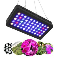 55x3W Dimmable LED Aquarium Light for 60x60cm Tanks - Full Spectrum Black