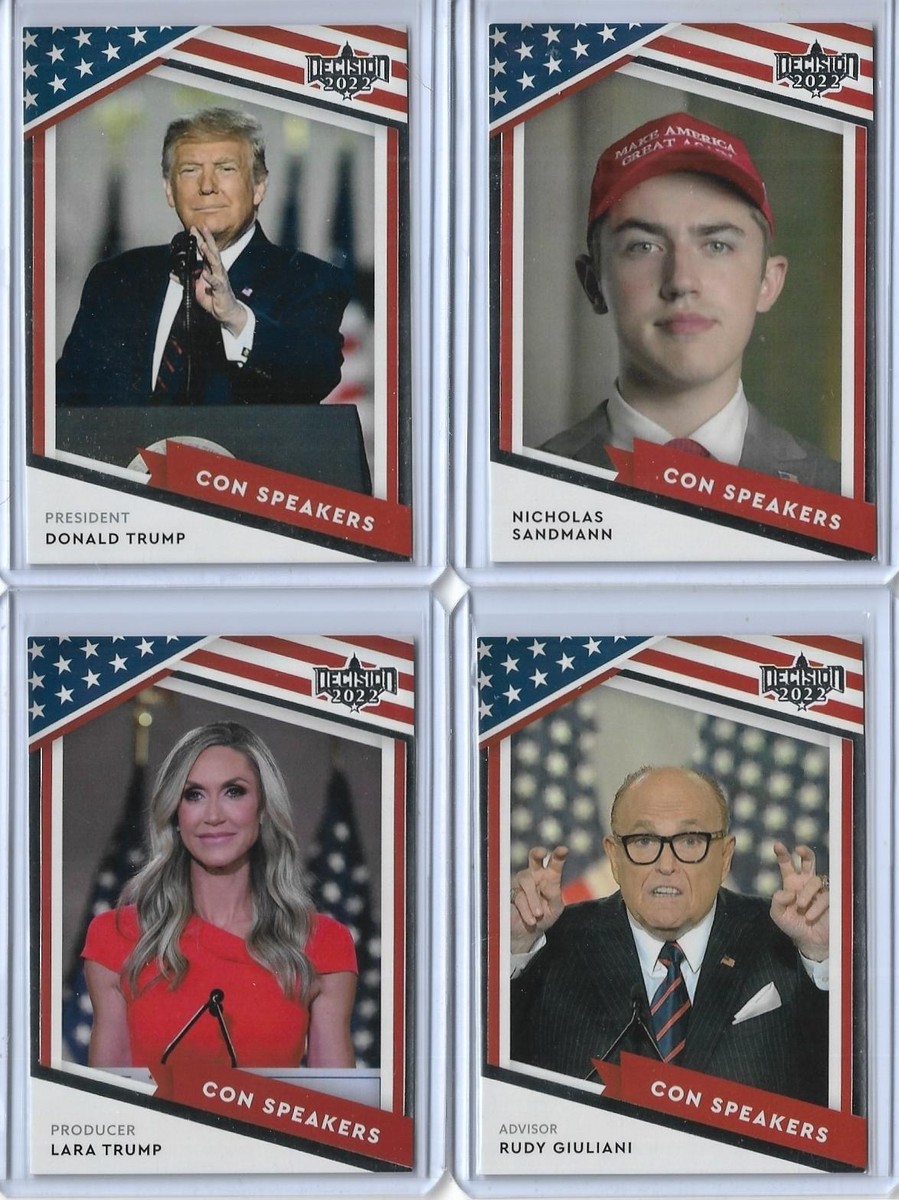 2022 DECISION *RNC* CON SPEAKERS CARDS #RCS1 ~ RCS27 ~ FINISH SET