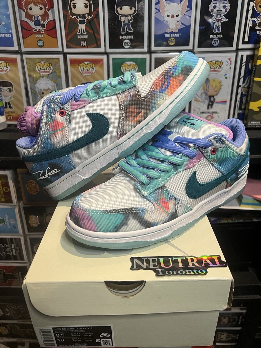 Nike SB Dunk Low 'Futura Laboratories Bleached Aqua' Size 8.5