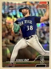 2022 TOPPS STADIUM CLUB CHROME ROBBIE RAY RED REFRACTOR MARINERS #1/5