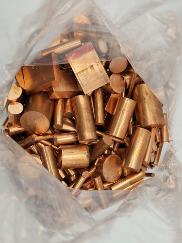 Piezas de cobre para fundición de cobre 5 kg cobre puro Cu99,9 corte limpio - Imagen 2 de 2