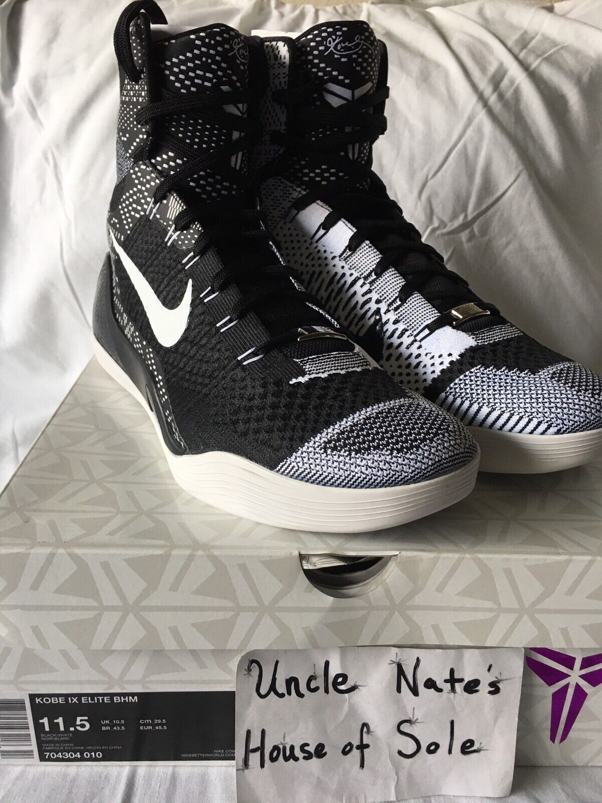 SALE** Nike Kobe 9 Elite Black History Month 'BHM', Size 11.5, eBay