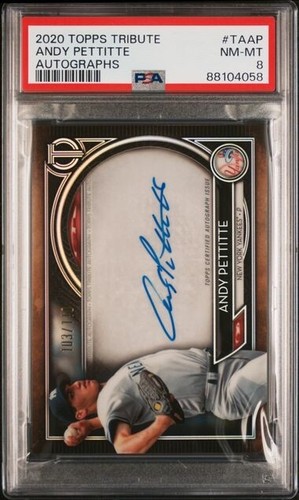 2020 Topps Tribute - Tribute Autographs Andy Pettitte Auto /110