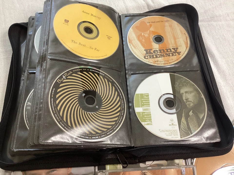 Country Music CD’s Big Lot Of 104 Big Assortment Big Names Binder, Cases & Loose - Image 3 of 4