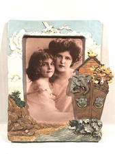 Noah's Ark Photo Frame 5 x 7 Multicolor Animals Old Picture Display