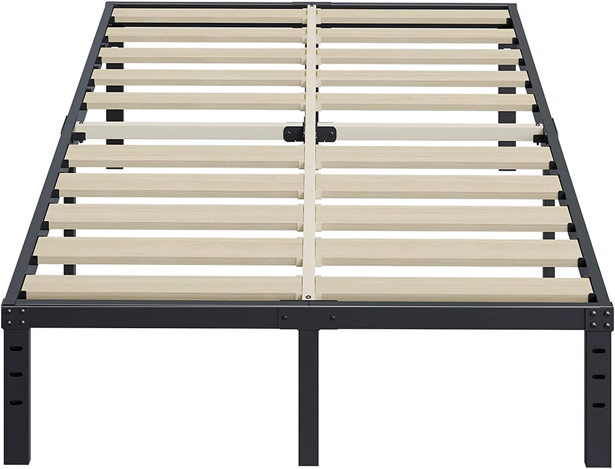 California King Bed Frame 16 Inch Tall 3 Inches Wide Wood Slats