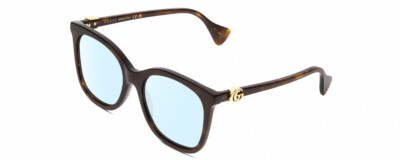 GUCCI GG1071S Women Cateye Blue Light Glasses in Tortoise  display picture 1