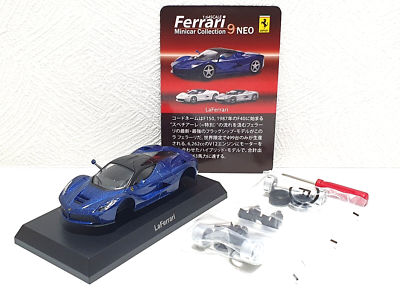 【美品】KYOSHO 京商 オートスケール　ラフェラーリ　LaFerrari 1/64 Kyosho FERRARI LAFERRARI BLUE diecast car model NEW | eBay