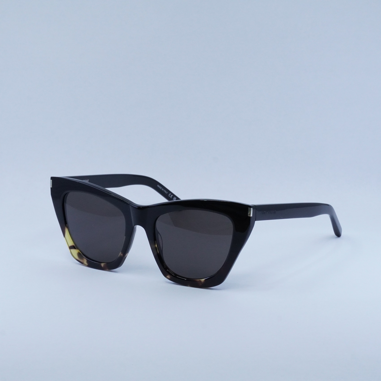 Nuovi occhiali da sole SAINT LAURENT SL214 KATE 010 nero avana nero 55 20 145