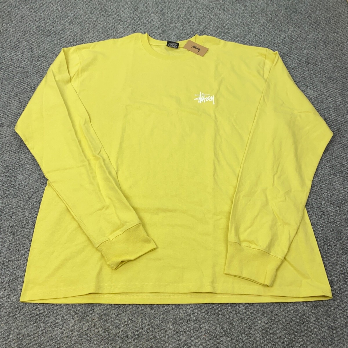 ★【STUSSY】★Stussy Basic Stussy Pigment Dyed LS T-Shir.t★ Basic Stüssy LS Tee Pigment Dyed – Natural | Tees | Stüssy