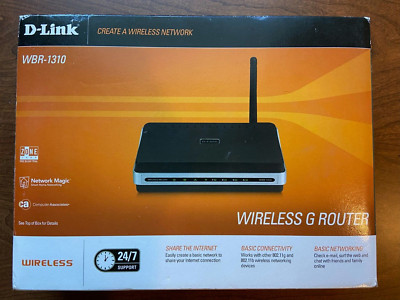 D-Link WBR-1310 54 Mbps 4-Port 10/100 Wireless G Router