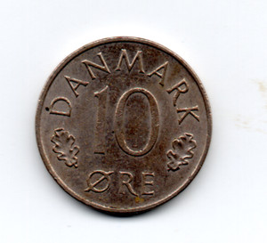 Denmark 1987, The crowned monogram of Margrethe II, 10 ØRE 2
